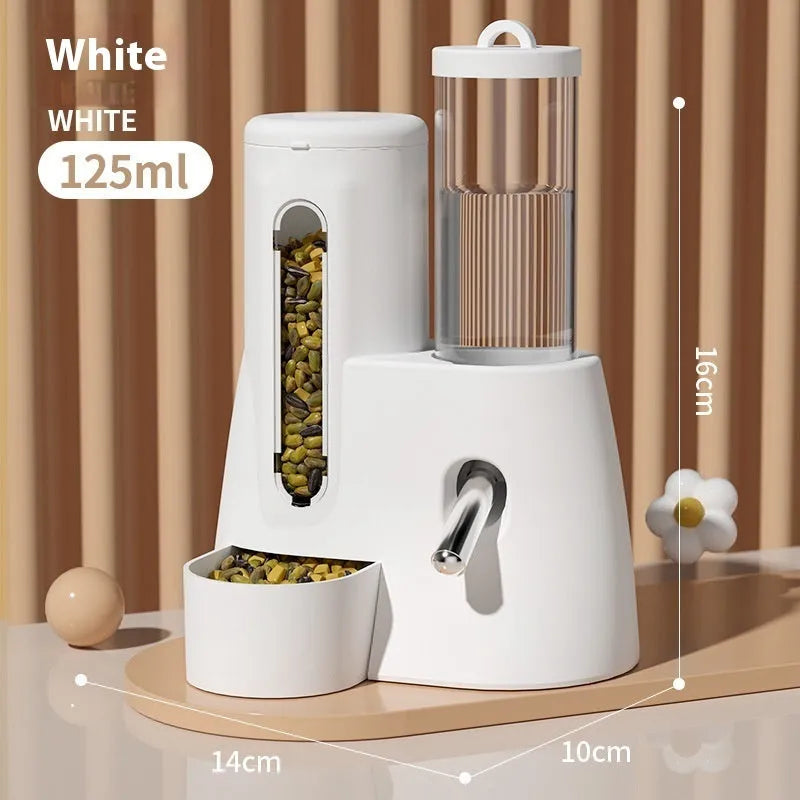 Hamster automatic drinking water feeder in blue colour made from PP/PS plastic