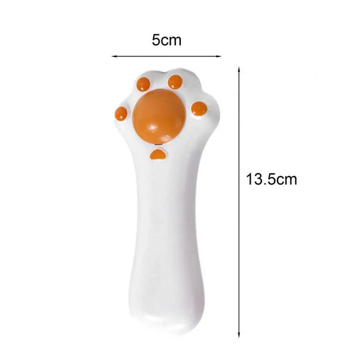 Blue dual-purpose cat massage comb and dental toy with cartoon design and catnip