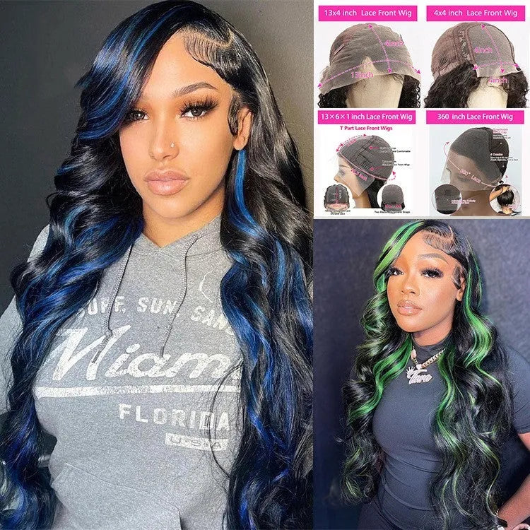 A woman wearing a Star Fashion style human hair lace front wig with a 4x4 lace frontal.