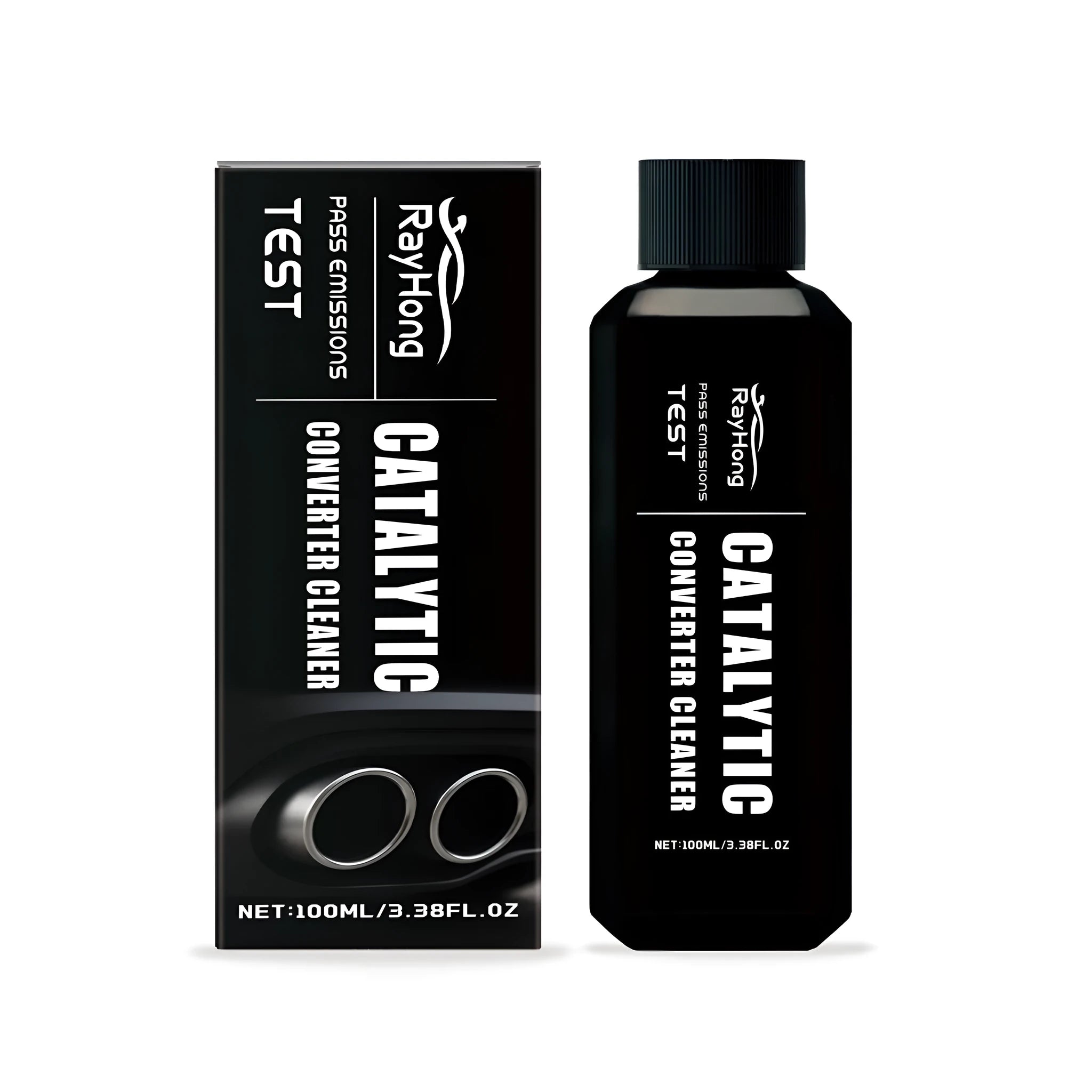 100ml catalytic converter cleaner bottle for automotive exhaust carbon deposit removal