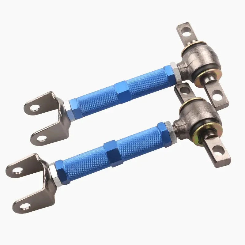 Blue aluminium alloy rear wheel recliner pull rod for Honda Civic EP3 suspension