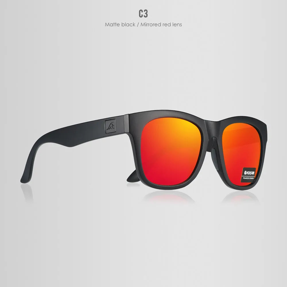 Thickened polarised sunglasses with TAC lenses and PC frame for outdoor UV protection