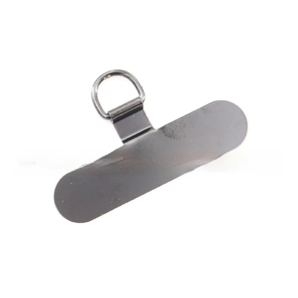 Stainless steel phone clip charging port fixing pad gasket in black 304 steel decoration