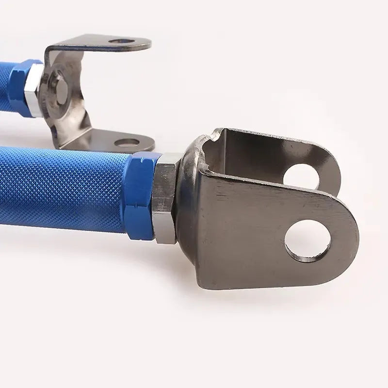 Blue aluminium alloy rear wheel recliner pull rod for Honda Civic EP3 suspension