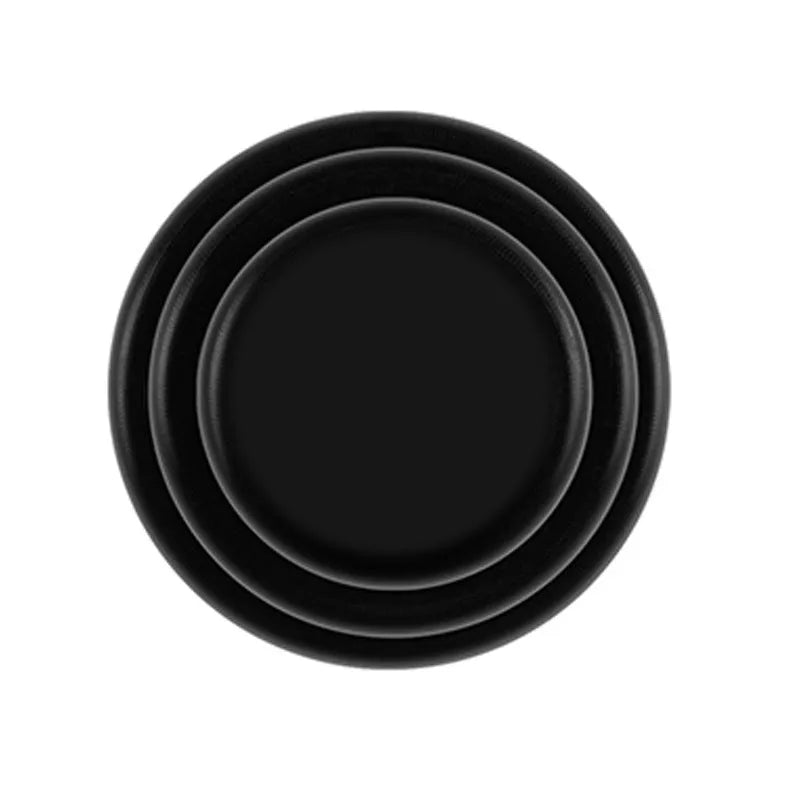 Black and luminous silicone car door shock absorber pads with adhesive backing