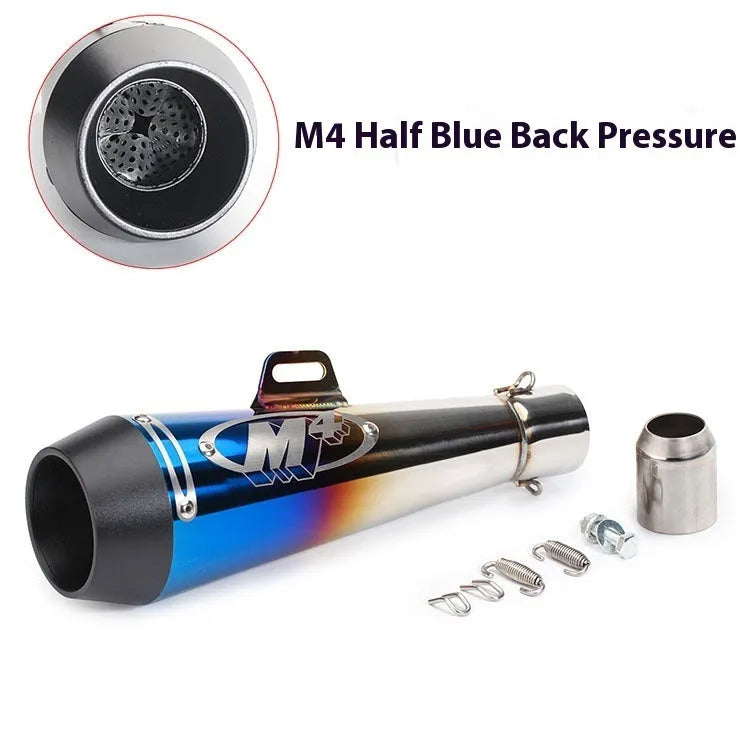 Universal M4 motorcycle exhaust pipe for large displacement bike modification