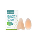 Silicone privacy invisible sticker kit showing droplet and Y-shaped adhesive pieces