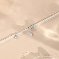 Women's snake motif beaded bracelet in 925 silver with gold or white gold colour finish.