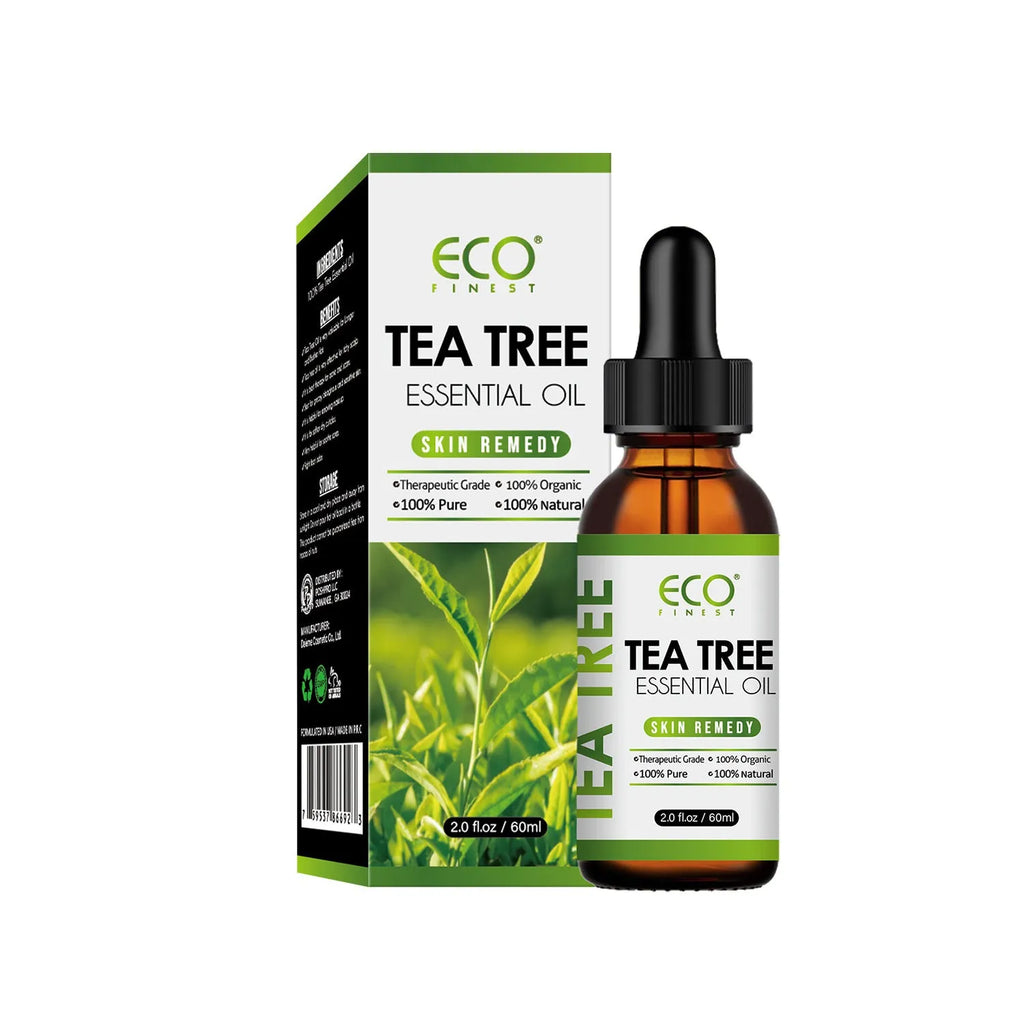 60ml tea tree essential oil bottle for acne treatment massage