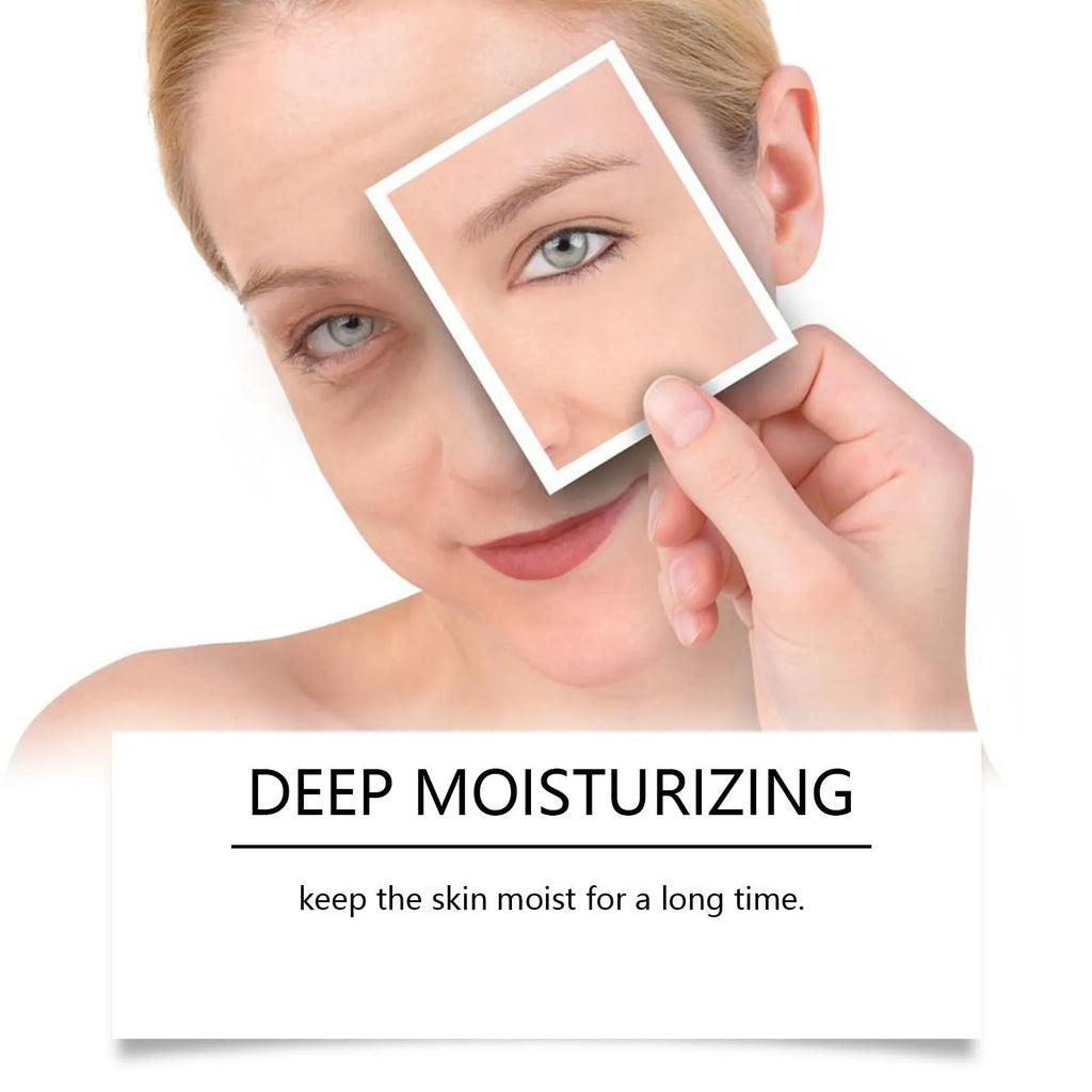 10ml eye and neck cream in 9.5x6cm packet with hyaluronic acid and polypeptides