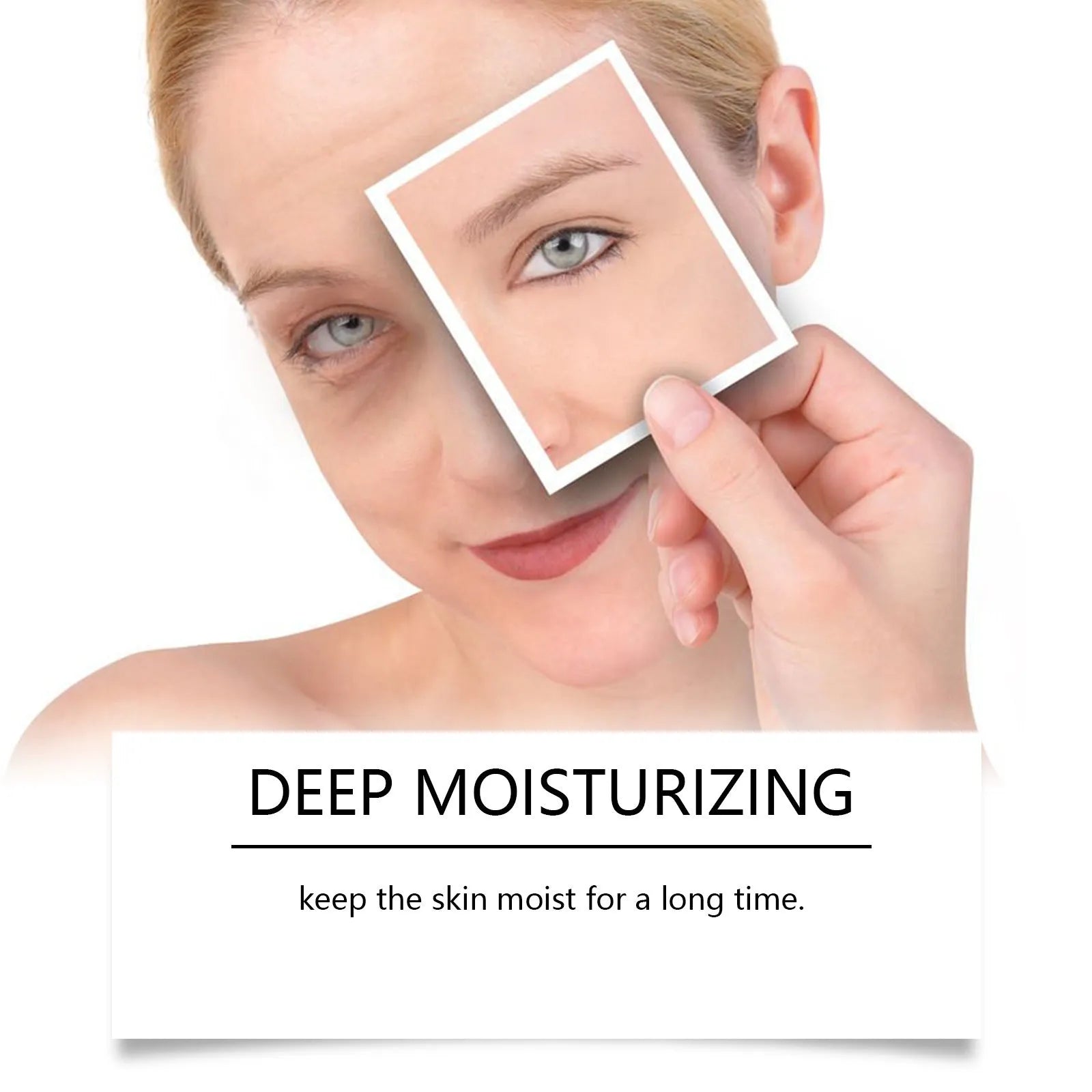 10ml eye and neck cream in 9.5x6cm packet with hyaluronic acid and polypeptides