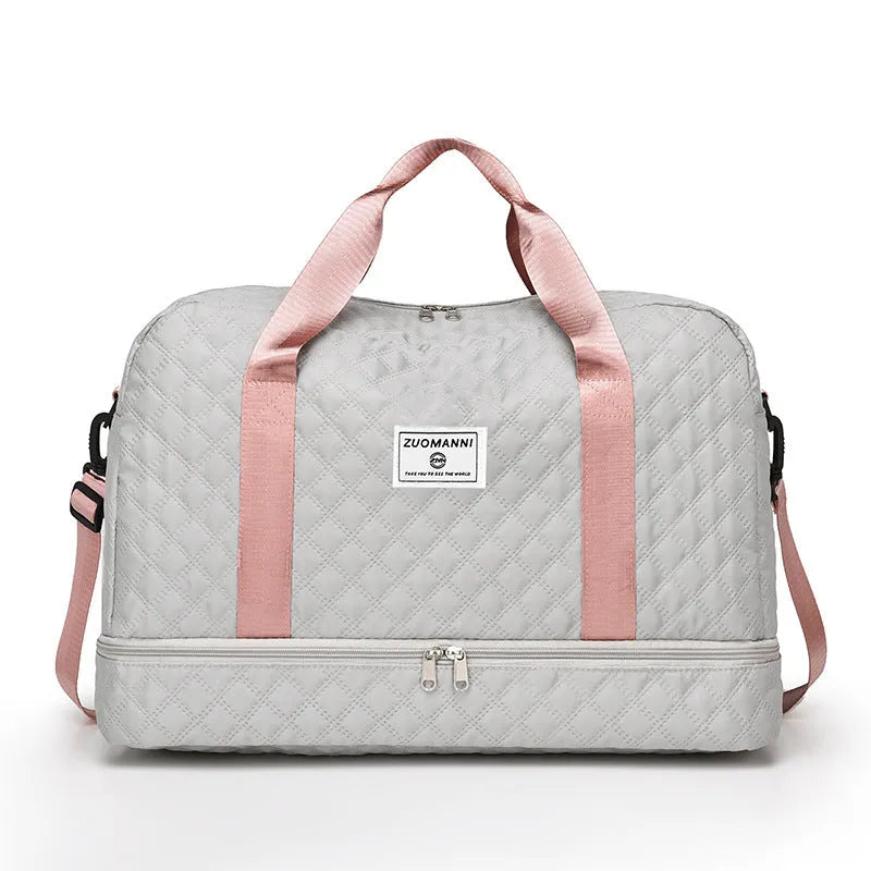 Oxford cloth buggy travel bag with 36-55 litre capacity in solid colour options