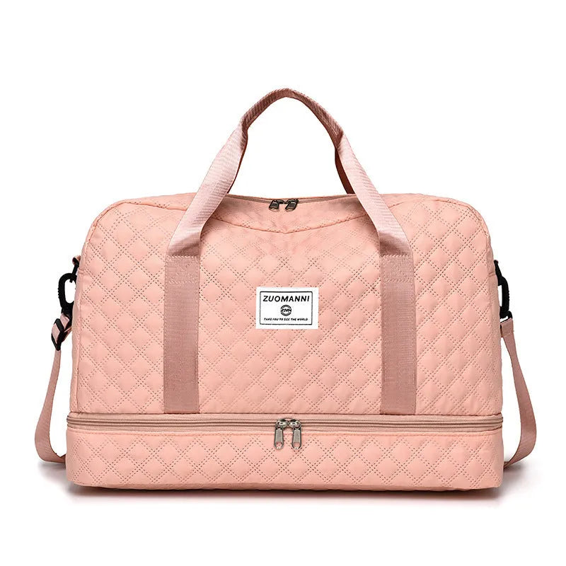 Oxford cloth buggy travel bag with 36-55 litre capacity in solid colour options