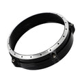 Black CNC aluminium headlight guard grille for BMW R nineT Scrambler motorcycle