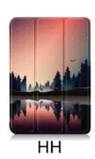 Lenovo Tab P12 tablet protective case with kickstand in various colour options including floral patterns and solid colours