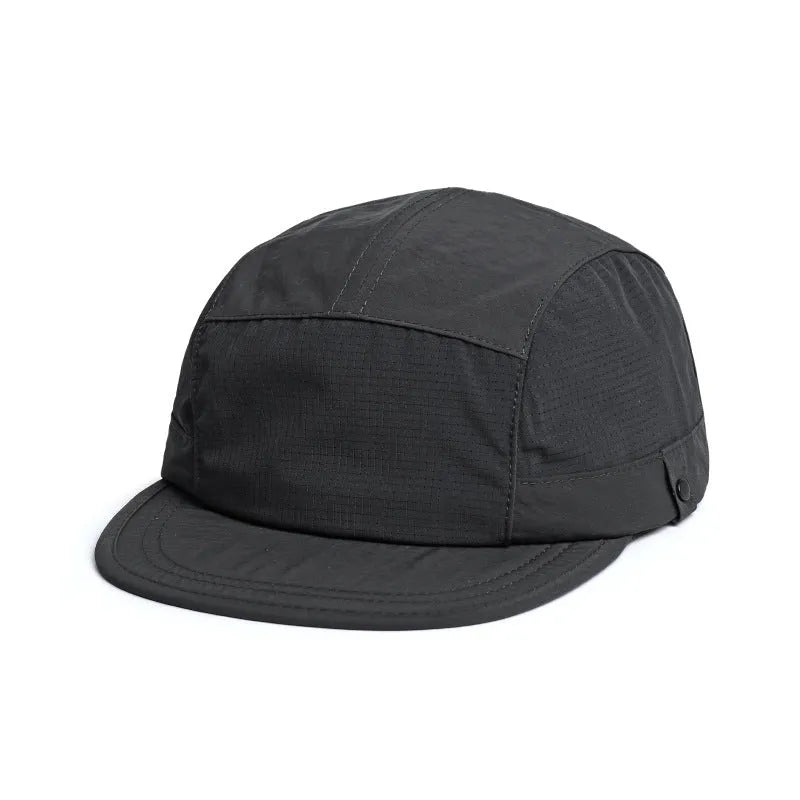 Dome crown soft tongue sun hat in Army Green colour, made from quick-drying polyester fabric.