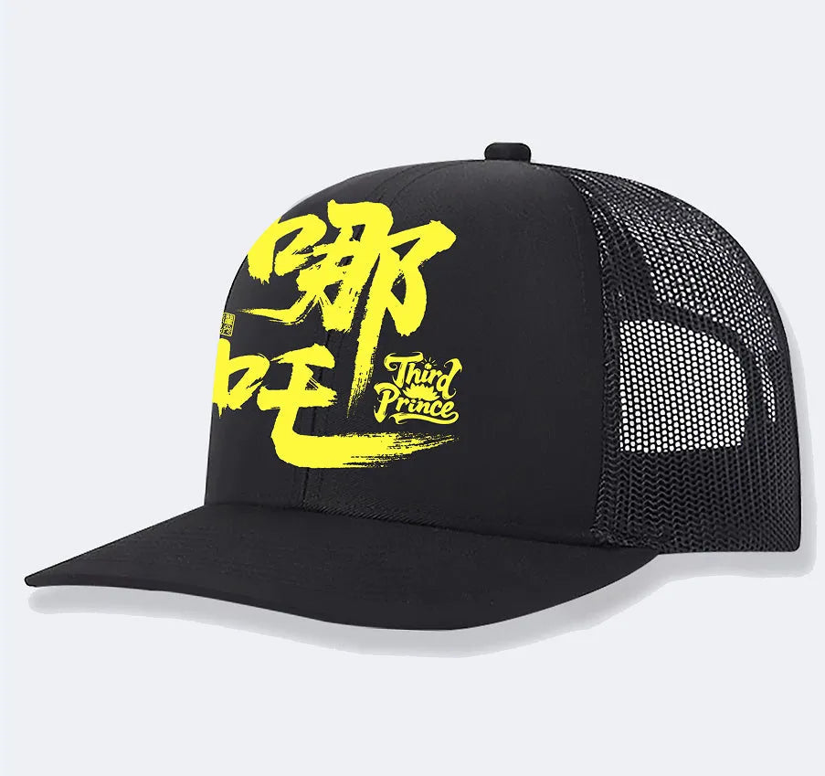 Men's adjustable polyester baseball cap shown in multiple colour options including black, blue, green, grey, khaki and orange