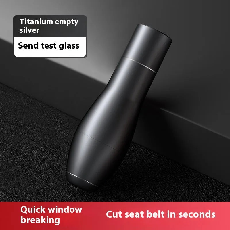 Aluminium alloy vehicle window breaking machine with pointed tip for emergency glass break