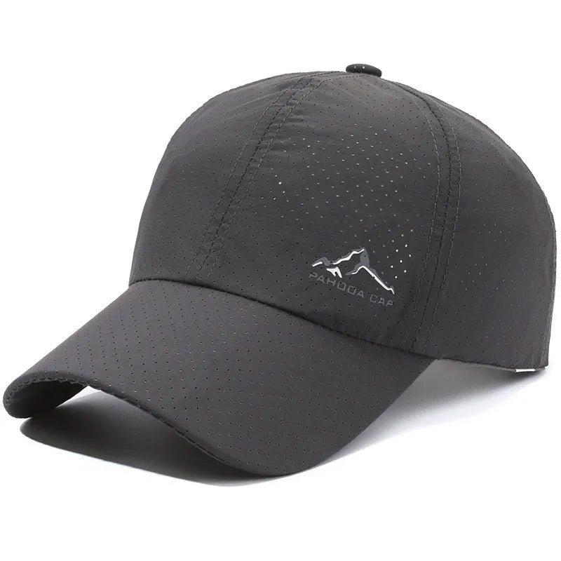 Korean style baseball cap with dome crown and adjustable strap in multiple colour options