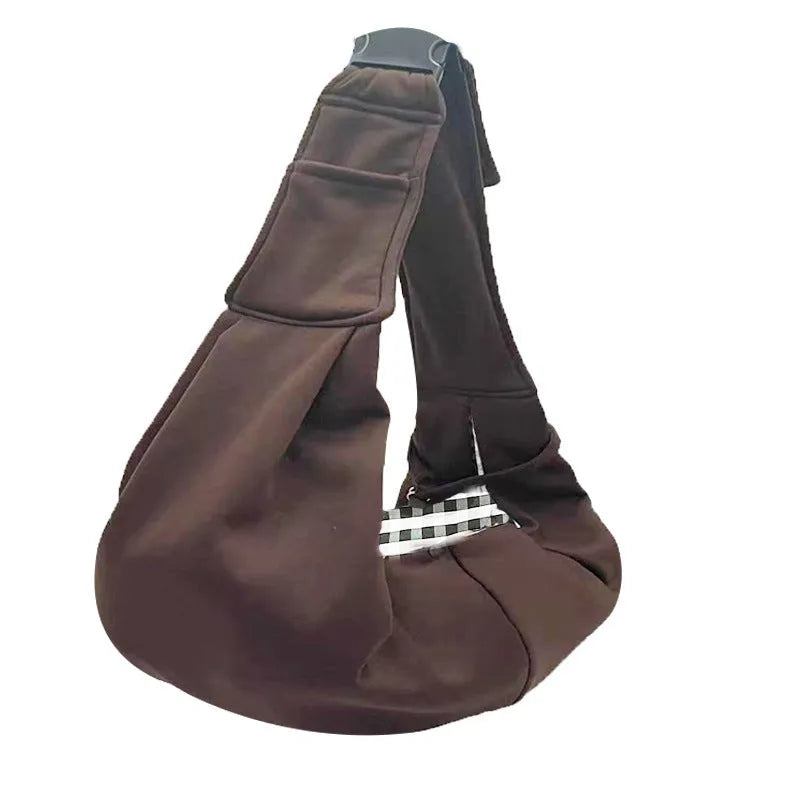 Folding cat messenger backpack in multiple colours showing breathable design and adjustable shoulder strap