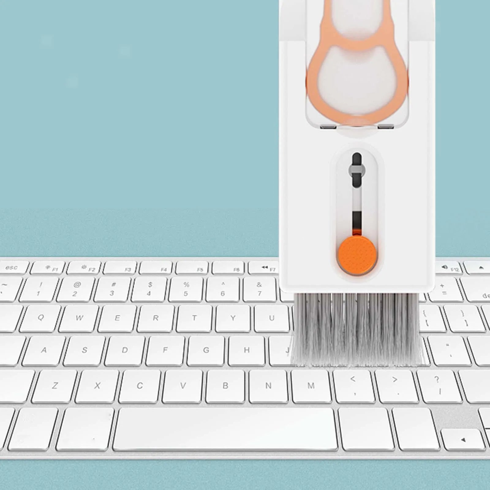 11-in-1 portable Bluetooth headset cleaning pen with ABS body in transparent finish
