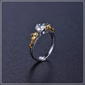 Copper crown ring in black gold colour for cosplay costumes and festival accessories