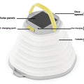 White camping lamp with large capacity lighting for tents and outdoor use