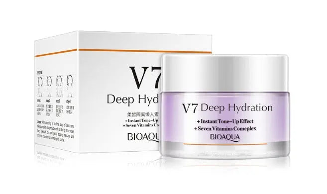 Yingrun Lazy Water Brightening Face Cream 50g jar with crystal clear texture for natural nude makeup look