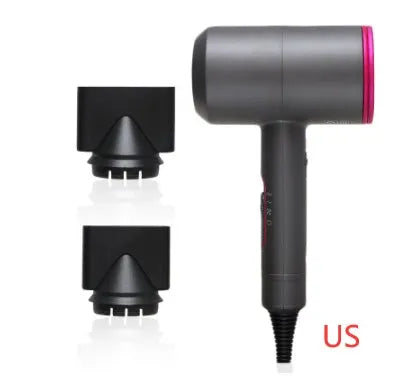 2000W hotel hair dryer with long cable and dual voltage, shown in selected colour with accessories.