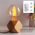 Edison vintage bulb small night lamp with G95 spiral bulb and diamond dimming lamp holder