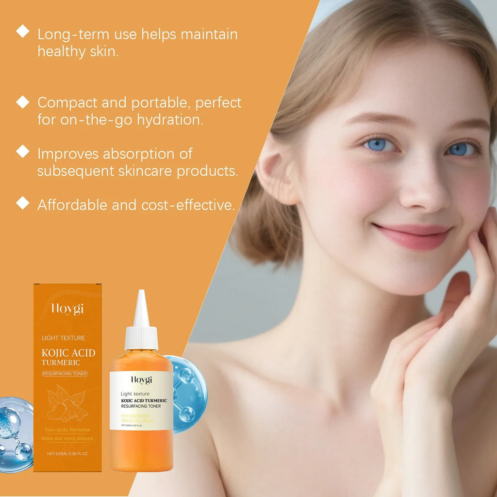 Turmeric moisturising water bottle 100ml for daily facial care