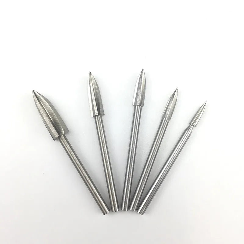 White steel wood carving electric knife head 3x4 model with rod diameter 3 and blade diameter approx 4