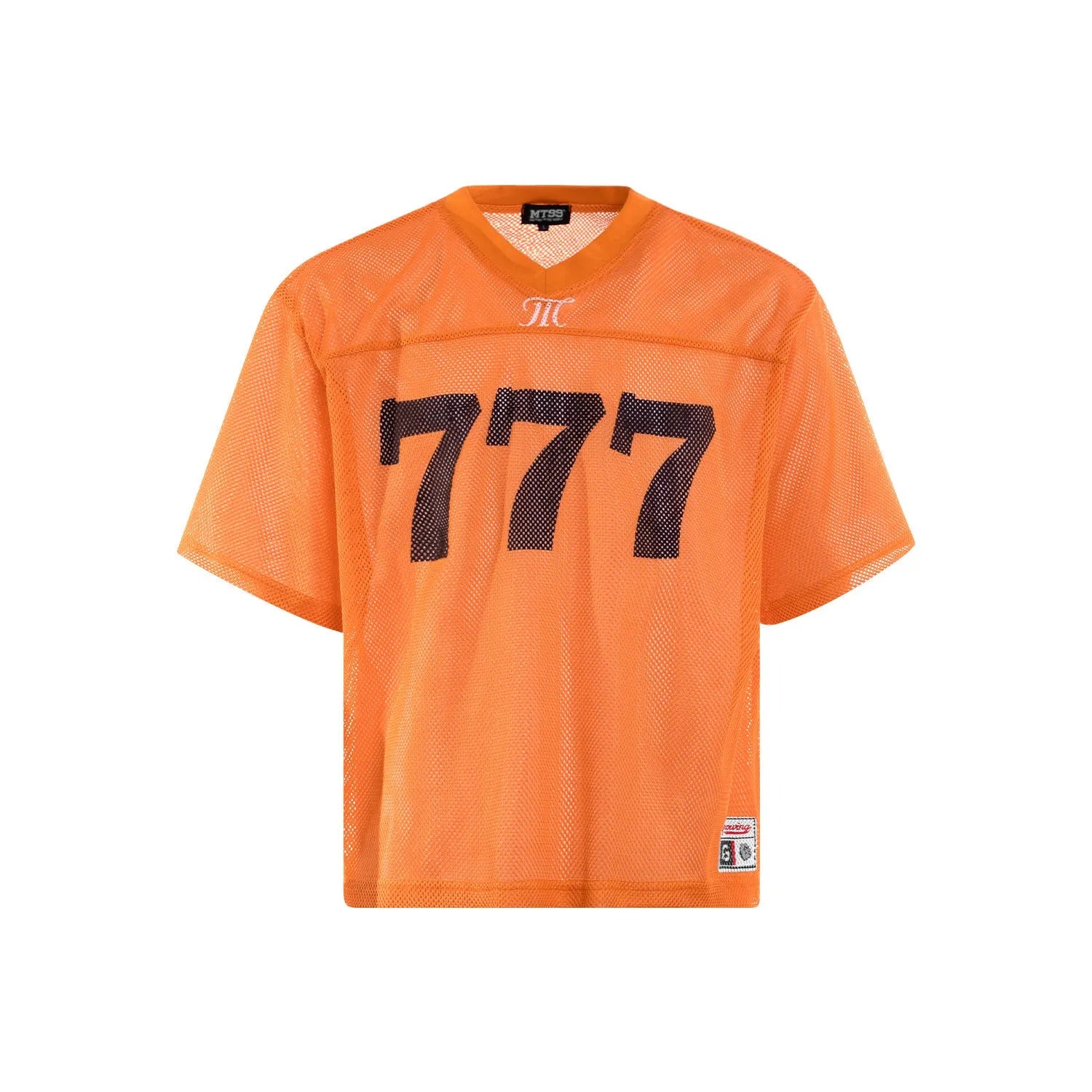 Retro style loose fit short sleeve t-shirt in black, white, purple and orange colour options
