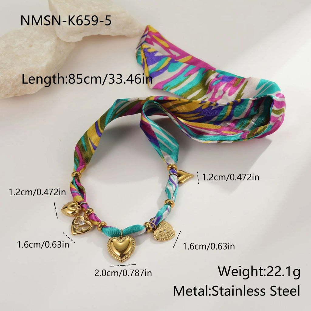 Gold-plated stainless steel necklace and bracelet set with geometric pendant on regular chain