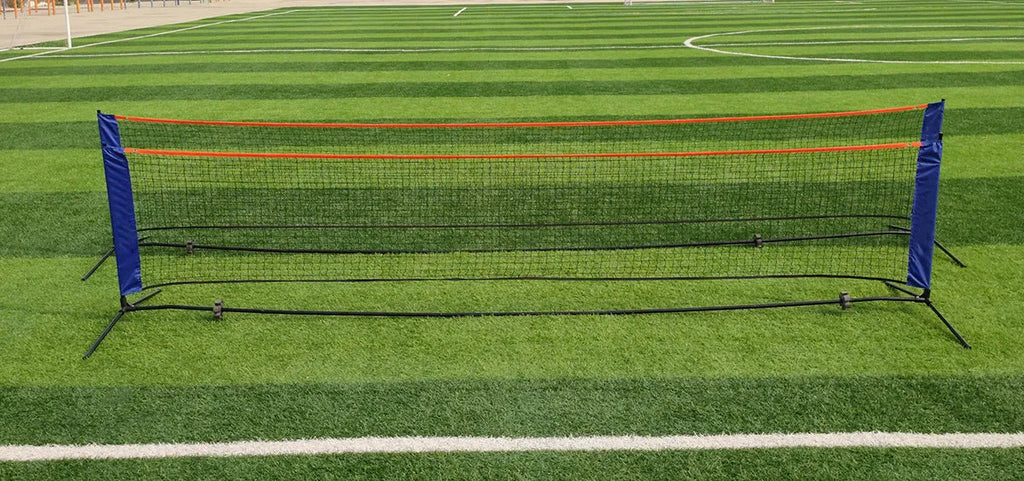 Portable folding badminton bracket with PE net in 3m to 6m size options