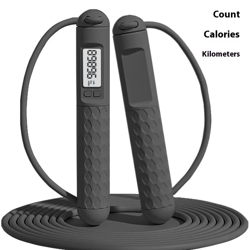 ABS plastic skipping rope with bearing mechanism in various colour options for fitness training