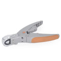 Dog nail clipper with LED light and blood line guide, ABS plastic construction