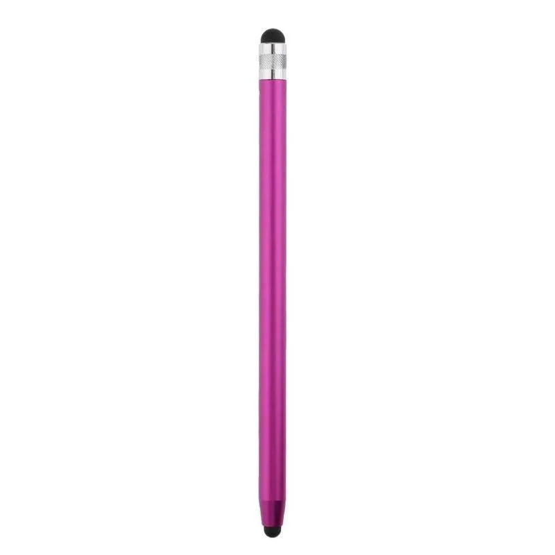 WK128 black metal double-tip capacitive stylus pen for touch screen phones and tablets