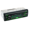 Car radio MP3 player with Bluetooth, USB port, TF card slot, LCD display, and front panel controls