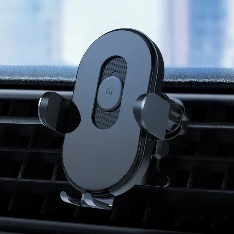 Xiaoqi fourth-generation smart scanning car wireless charger 15W black ABS silicone mounted on car air vent