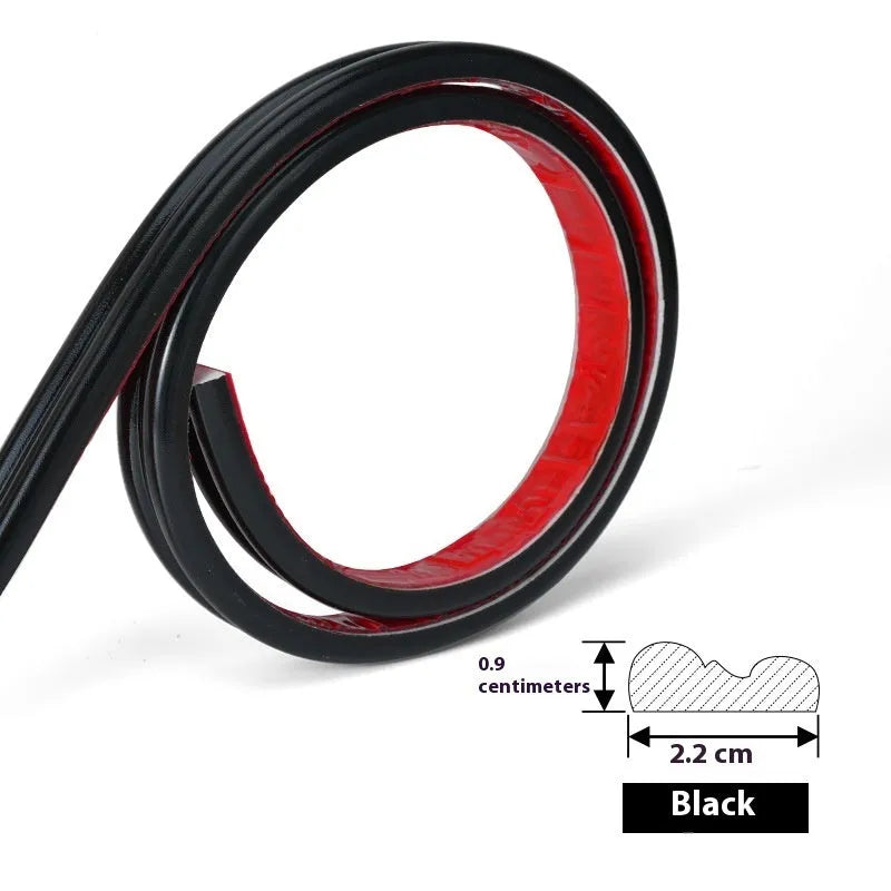 Flexible white PVC self-adhesive wall shaping frame on a blank holder.