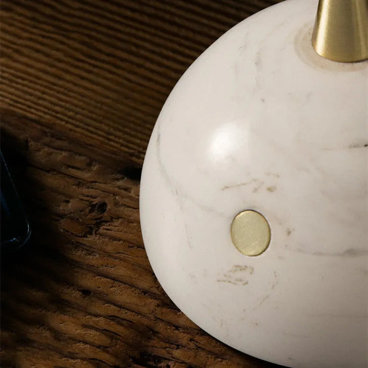 Glass desk lamp with dimmable touch switch and LED lighting for 220V US outlets
