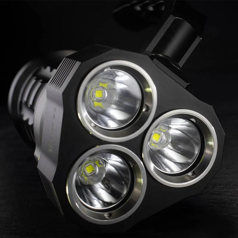 Aluminium alloy diving tube flashlight with 18cm length for outdoor and diving use