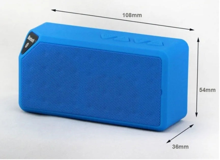 Cannon X3 mini portable Bluetooth wireless speaker in five colour choices on a neutral background.