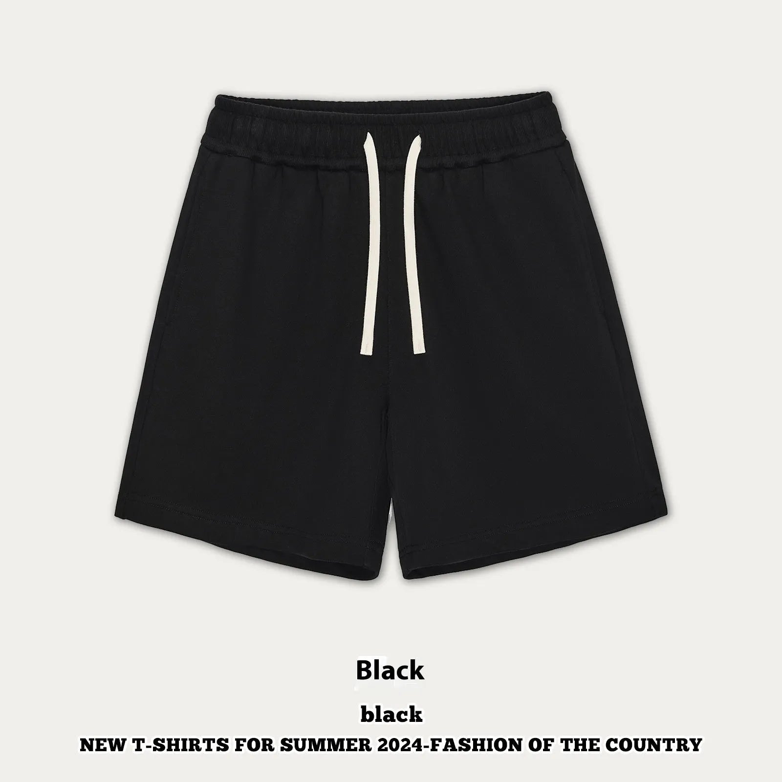 Children's loose-fit denim shorts in charcoal grey on a hanger