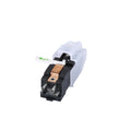 Double needle magnetic turntable cartridge pickup head with ABS plastic shell.