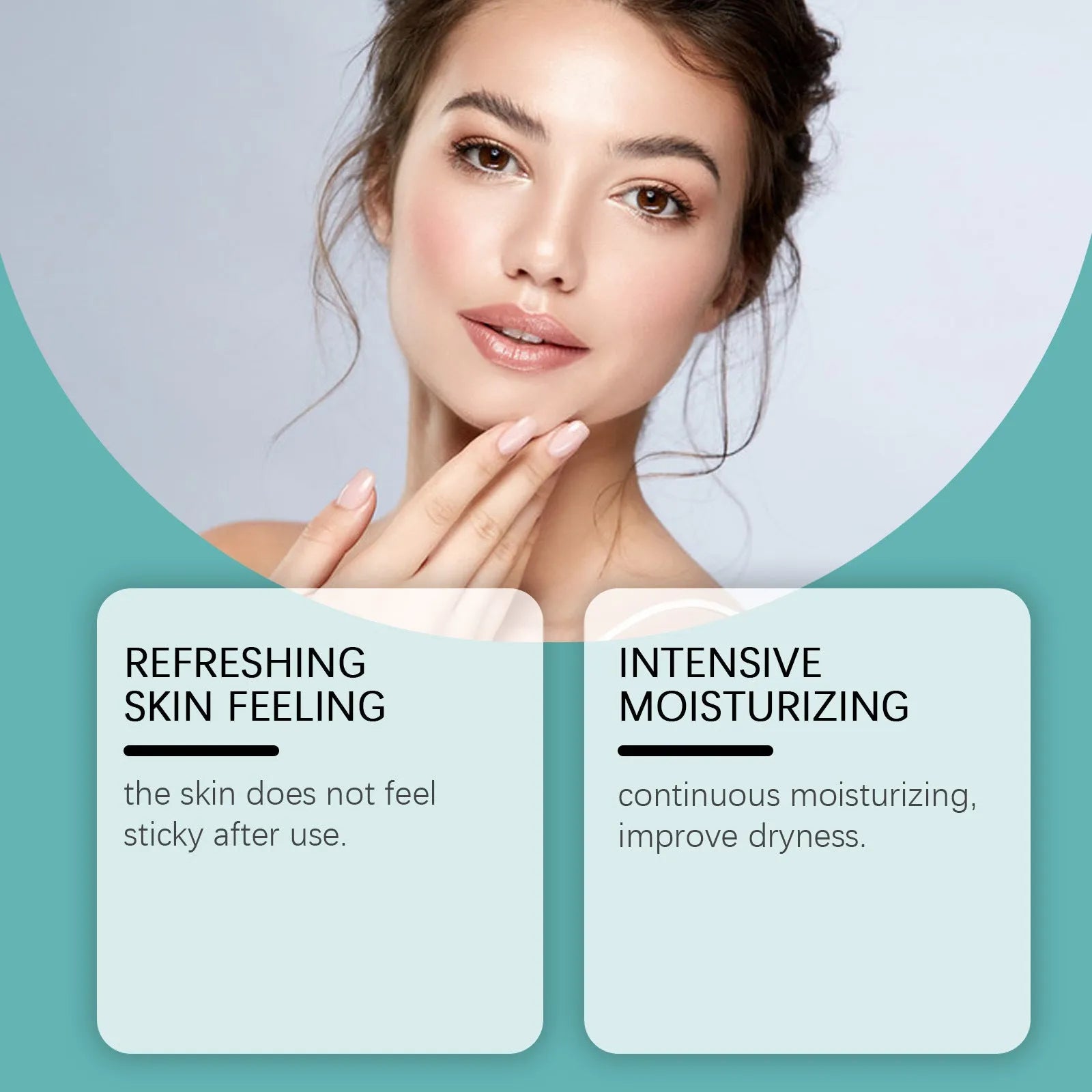 30ml bottle of gentle nourishing facial moisturising toner with hyaluronic acid and collagen