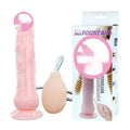 Flesh coloured realistic dildo with suction cup base, 200mm long
