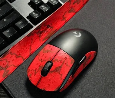 Second generation GPX mouse anti-skid stickers in multiple colour options for custom grip