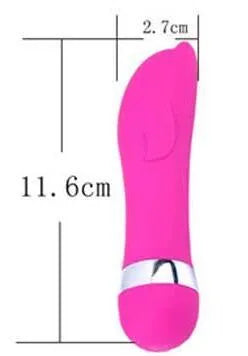 Mini realistic dildo vibrator with six style options including vaginal and anal plug designs